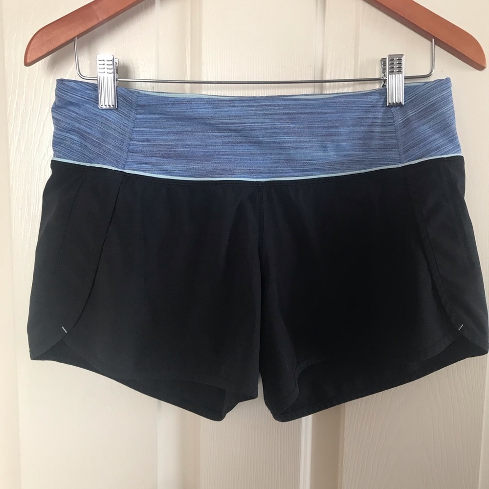 Lululemon Run: Speed Short
Black/ Blue Wee Stripe Size 6 - Picture 4 of 9